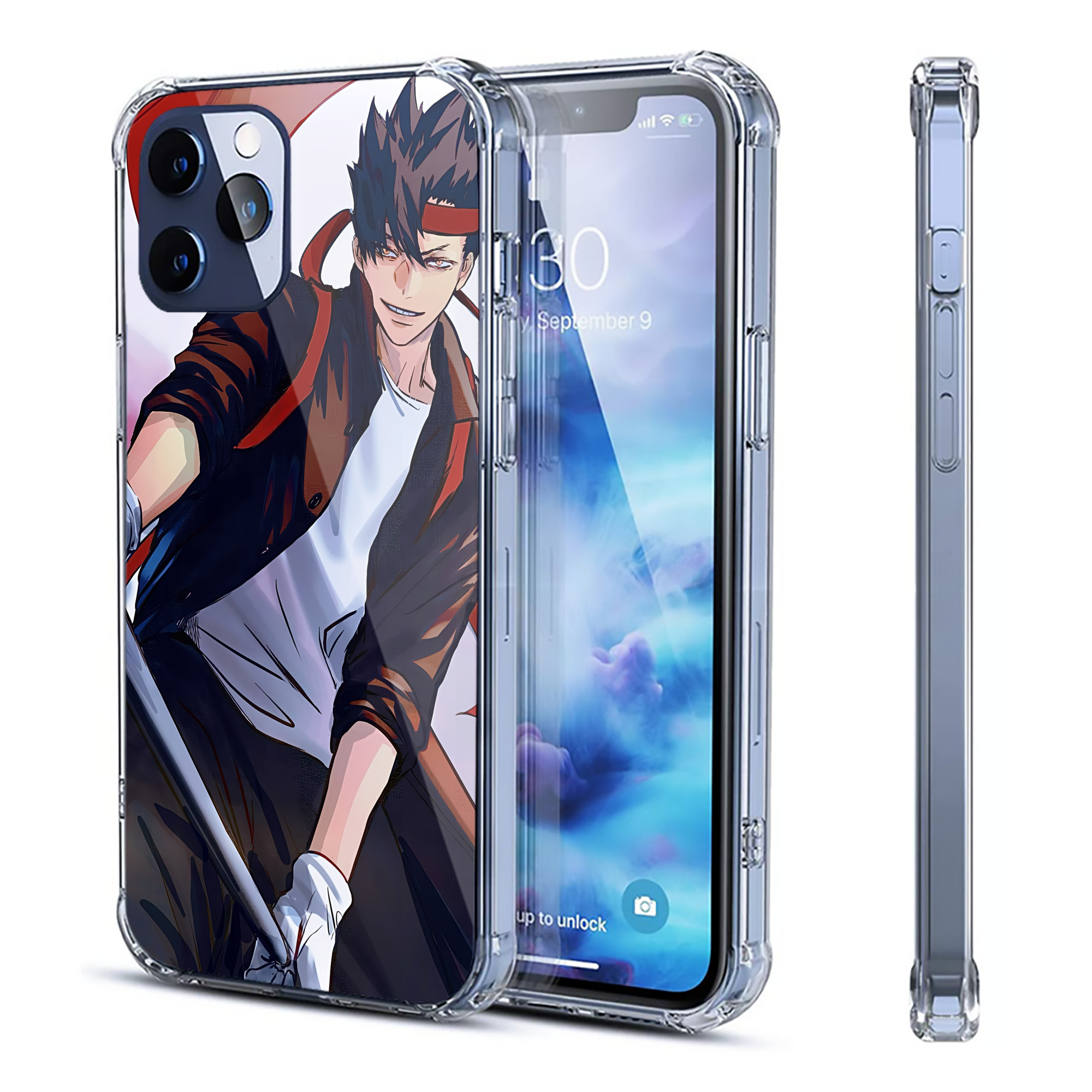 （画像用） ハイキュー!! Haikyu!! 【iPhone 12シリーズ対応】透明スマホケース（クリアソフトケース）